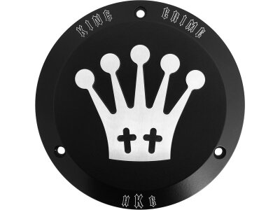 Point Cover King Crime, 3-hole Black Satin