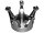 King Crime Oil Tank Plug Cap Aluminium Polished