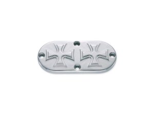 Cross Inpsection Cover Aluminium Polished