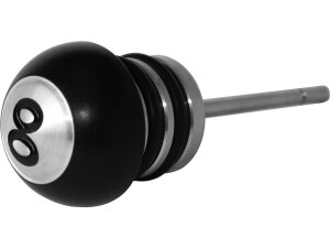 8-Ball Oil Tank Plug Dipstick Black