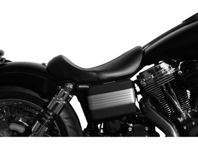 Phoenix Smooth Seat Black Leather Vinyl