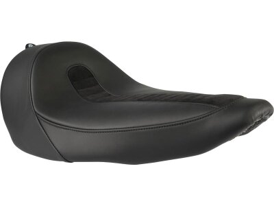 Genuine Leather Solo Seat For Thunderbike Steel Fender 260/18" and OE Tank Black
