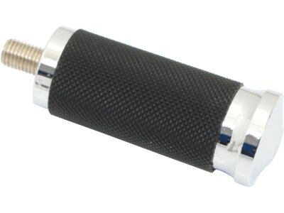 Round Contour Rubber Shifter Peg, Chrome Shifter Pegs Chrome