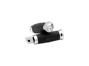 Contour Rubber Wrapped Footpegs Chrome