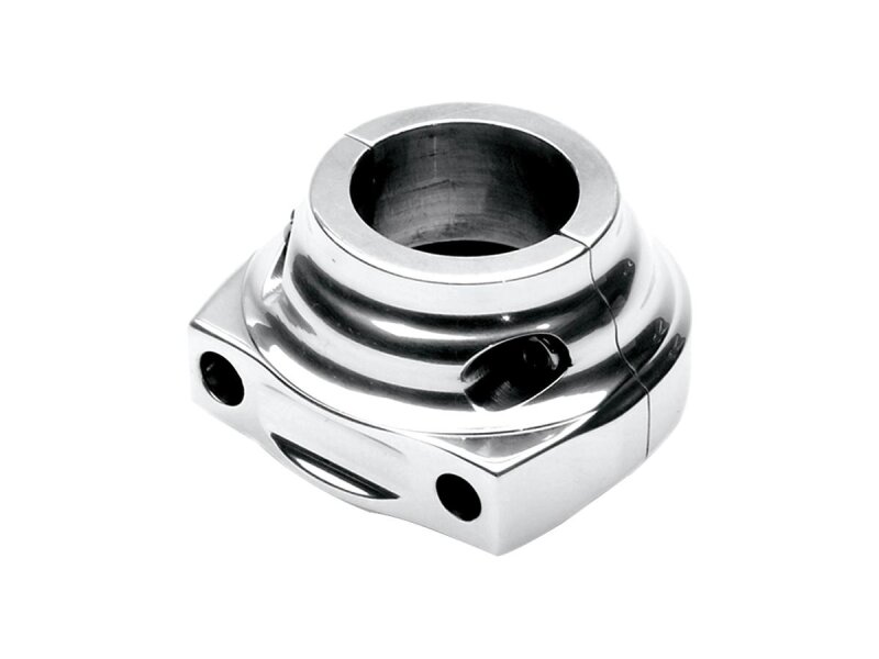 Contour Throttle Clamp Housing For Screw-On Cables Chrome 1" Single Cable
