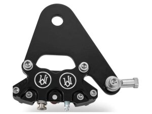 Classic 4-Piston Rear Brake Caliper Contrast Cut
