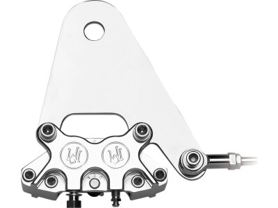 Classic 4-Piston Rear Brake Caliper Chrome