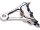 4-Piston Integrated Differential Bore Brake Caliper Chrome Rear