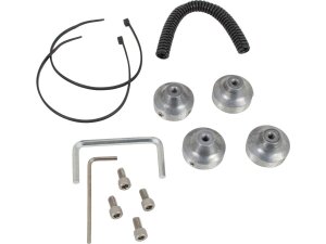 Black Hi-Lighted Finned Headbolt Covers