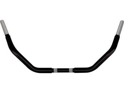 Chubby RK II Handlebar Non-Dimpled 3-Hole Black Powder Coated 1 1/4" Throttle By Wire Throttle Cables