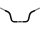 8.5 Chubby Classic Ape Hanger Handlebar Non-Dimpled 3-Hole Black Powder Coated 1 1/4" Throttle By Wire Throttle Cables
