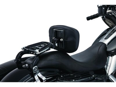 Multi Purpose Driver or Passenger Backrest Black Chrome