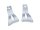 Multi Purpose Solid Backrest Mounts Chrome
