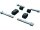 Driver Floor Board Spacers Gloss Black