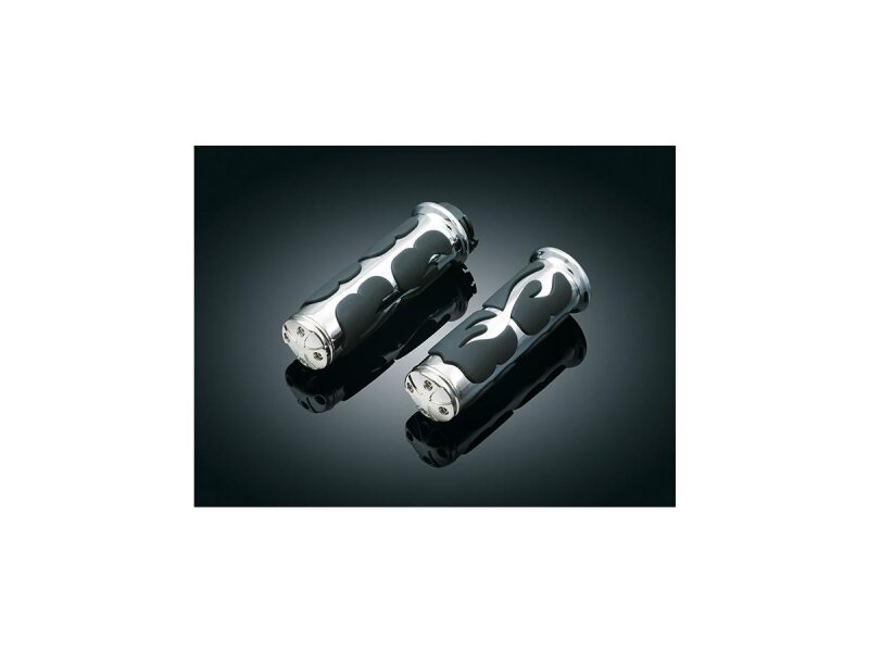 ISO-Flame Grips Chrome 1" Throttle Cables