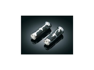 ISO-Flame Grips Chrome 1" Throttle Cables