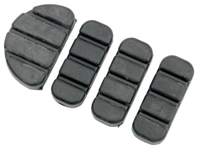 ISO Brake Pedal Pad Replacement Rubber Black