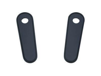 Passenger Floardboard Block Off Plate Black, Gloss