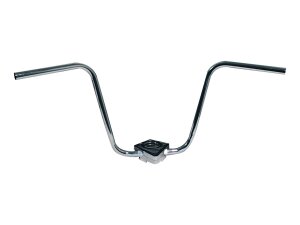 400 Ape Hanger Handlebar Non-Dimpled Chrome 1" Throttle Cables