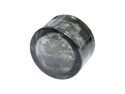 Micro Pin LED Turn Signal Diameter(mm): 18, Depth(mm): 13, Approved for rear installation Smoke LED