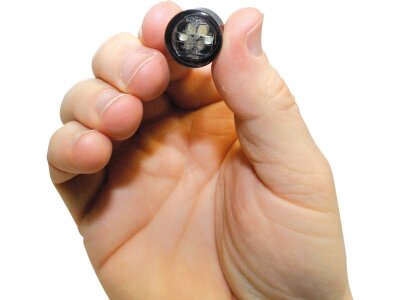 Micro Pin LED Turn Signal Diameter(mm): 18, Depth(mm): 13, Approved for rear installation Smoke LED
