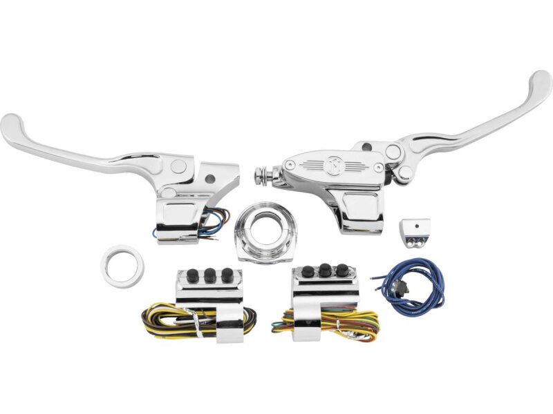Contour Hand Control Sets Chrome 1" Single Disc