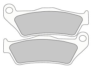 Road Platinum Mid-Metallic Brake Pads Organic Front Rear