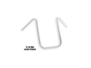 11 Bad Hawk Handlebar Non-Dimpled 3-Hole Chrome 1"