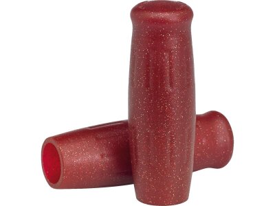 Classic Grips Red Metalflake 1" Throttle By Wire Throttle Cables