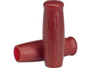 Classic Grips Red Metalflake 1" Throttle By Wire Throttle Cables