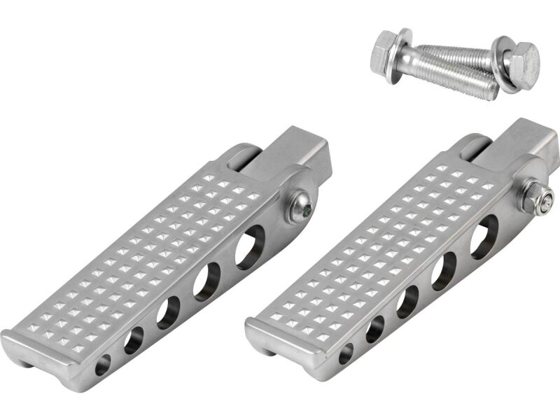 Forged Knurled Pegs Chrom, Satin