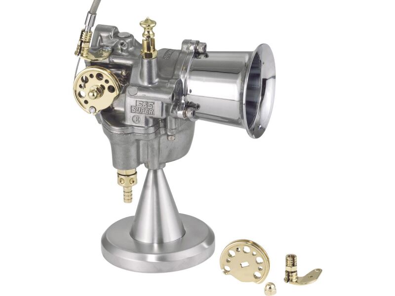 Single Throttle Cable Kit for S&S Super E/G - Polished Brass