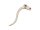 Deluxe Hand Control Replacement Lever For Brake and Clutch Cable Perch Brass Satin