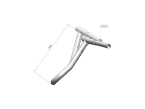330 Reduced Reach Handlebar for Street Glide Relocated 50...