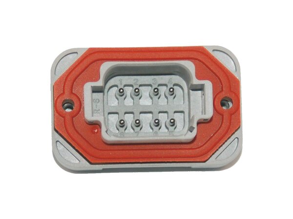 8-Position Header Deutsch DT-Series Sealed Connectors...