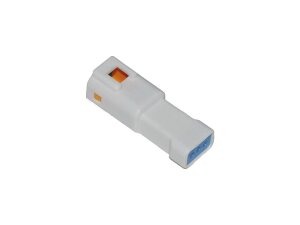 JST Series Connector with Wire Seal JST 3-Position Tab White