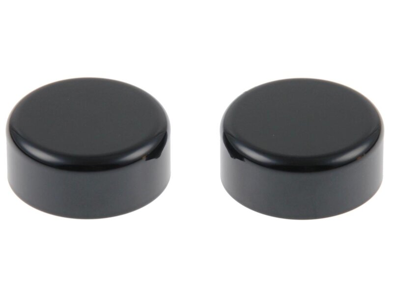 End Cap Fork Cover Fork Cap Plain Black Powder Coated