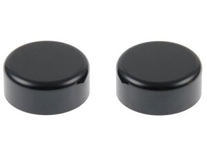 End Cap Fork Cover Fork Cap Plain Black Powder Coated