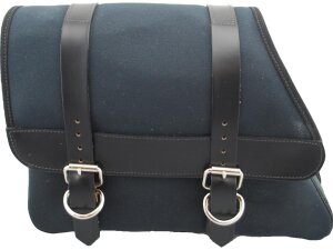 Canvas Solo Side Bag Strut Mount Black Left