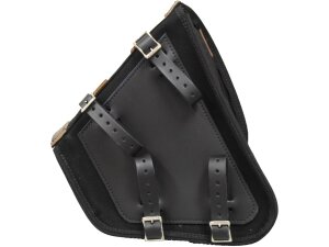 Canvas Swing Arm Saddle Bag with Bottle With Black Straps...