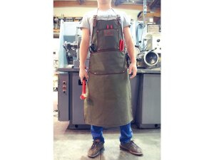 Heavy Duty Bike Builder Apron Standard Army Green