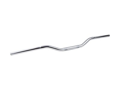 1" Beach Bar Handlebar Non-Dimpled 3-Hole Chrome 1"