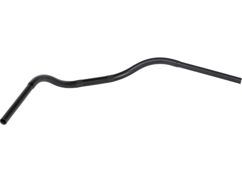 1" Beach Bar Handlebar Non-Dimpled 3-Hole Black 1"