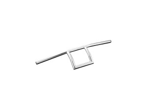 7/8" Square Handlebar Non-Dimpled 3-Hole Chrome