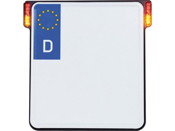 ALL-IN-ONE License Plate Base Plate Turn Signal/Brake...