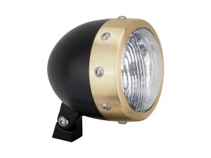 Retro 4 3/4" Headlight Black H4