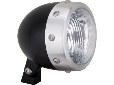 Retro 4 3/4" Headlight Black H4