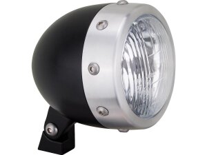 Retro 4 3/4" Headlight Black H4