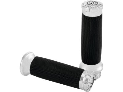 Chrono Grips Chrome 1" Throttle Cables