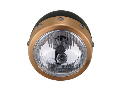 Retro 120mm Replacement Headlight Insert Chrome Clear H3